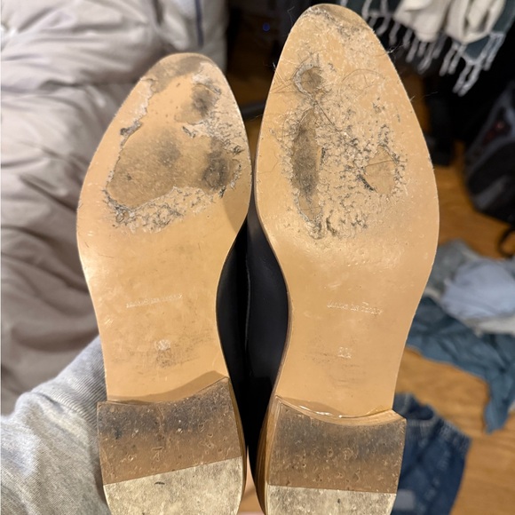 Black Leather Loafers - Picture 2 of 3